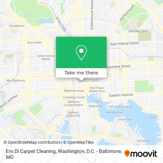 Em.Di Carpet Cleaning map