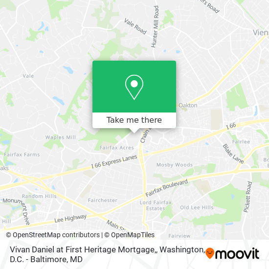 Mapa de Vivan Daniel at First Heritage Mortgage,
