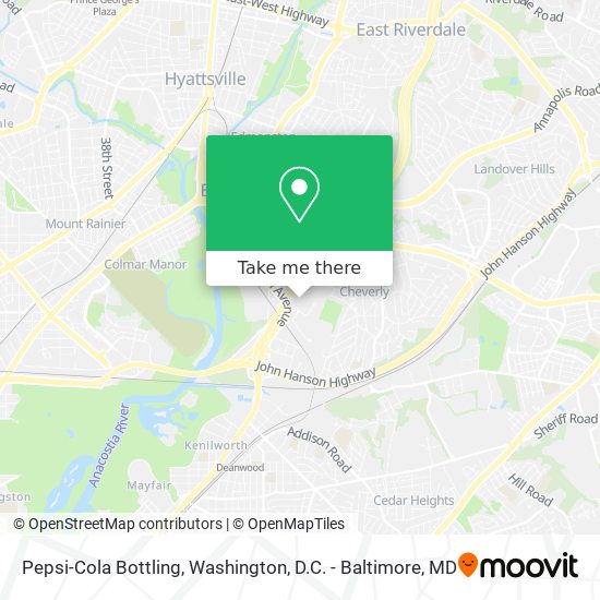 Mapa de Pepsi-Cola Bottling