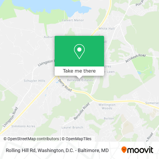 Rolling Hill Rd map