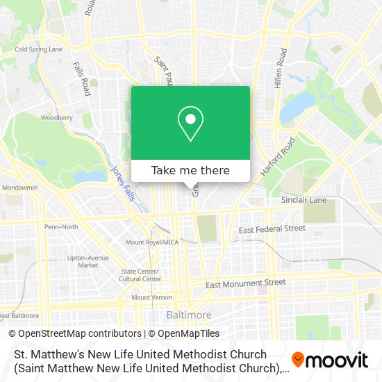 St. Matthew's New Life United Methodist Church map