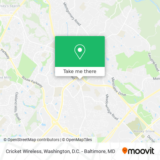 Cricket Wireless map