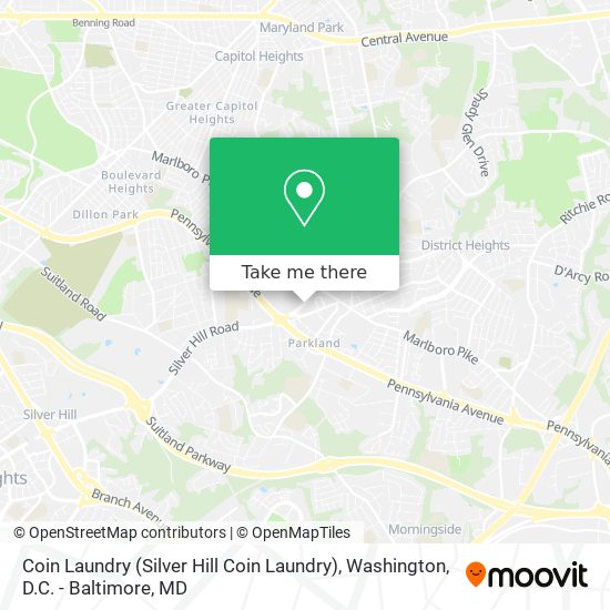 Coin Laundry (Silver Hill Coin Laundry) map