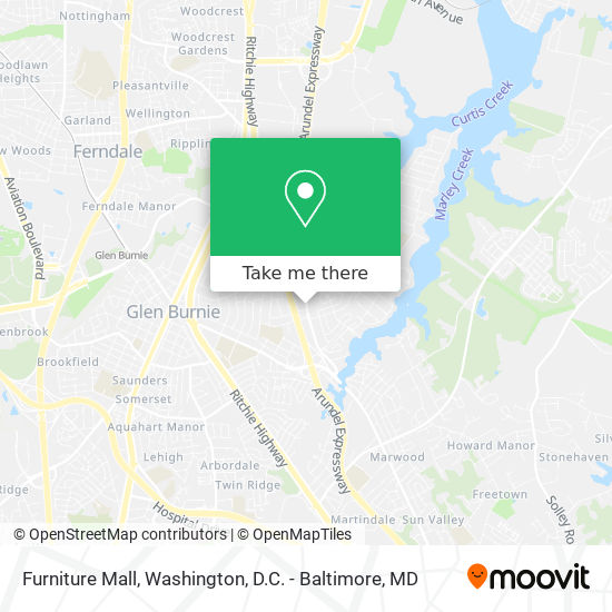 Mapa de Furniture Mall