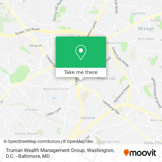 Mapa de Truman Wealth Management Group