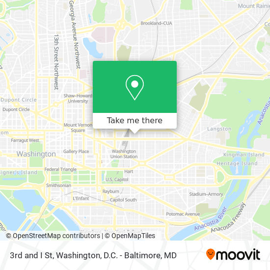 3rd and I St map