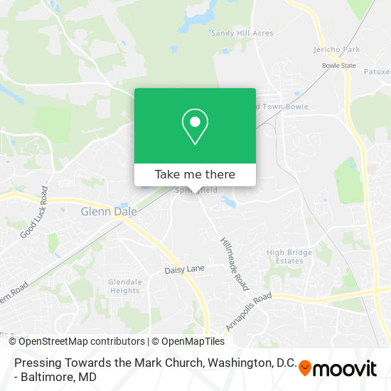 Mapa de Pressing Towards the Mark Church