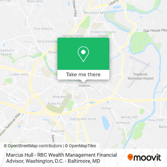 Mapa de Marcus Hull - RBC Wealth Management Financial Advisor
