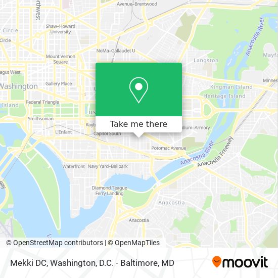 Mapa de Mekki DC
