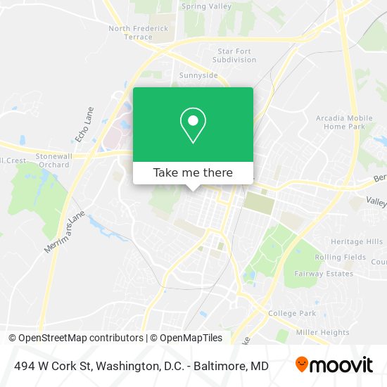 Mapa de 494 W Cork St