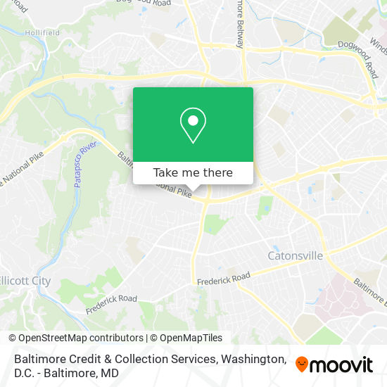 Baltimore Credit & Collection Services map
