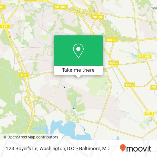 123 Boyer's Ln, Millersville, MD 21108 map