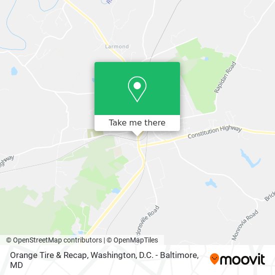 Mapa de Orange Tire & Recap