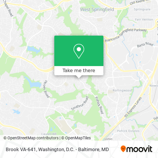 Brook VA-641 map