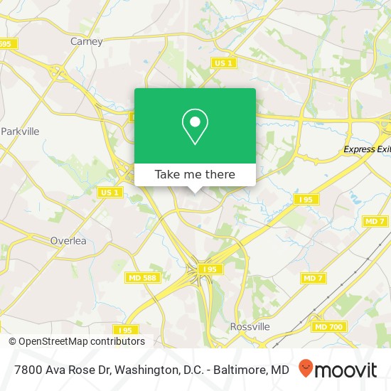 7800 Ava Rose Dr, Nottingham, MD 21236 map