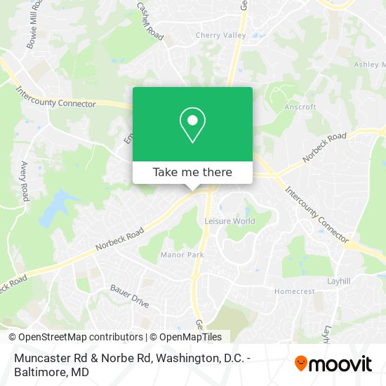 Muncaster Rd & Norbe Rd map