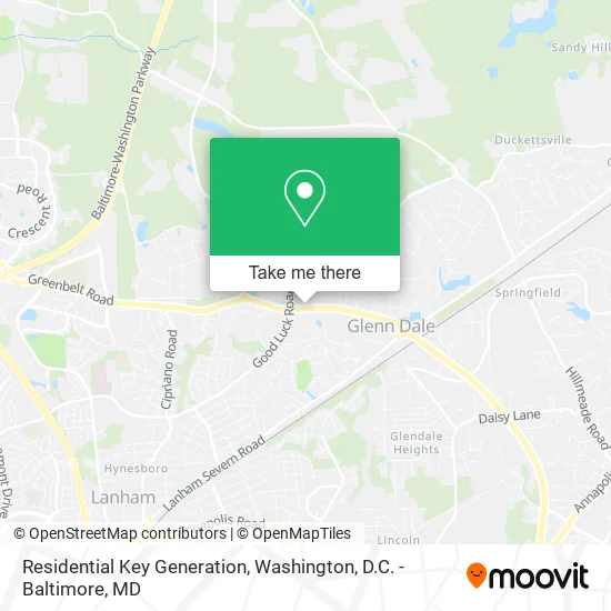 Residential Key Generation map