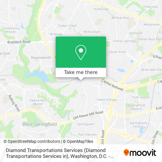 Mapa de Diamond Transportations Services