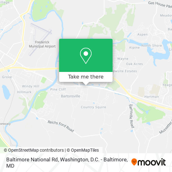 Baltimore National Rd map