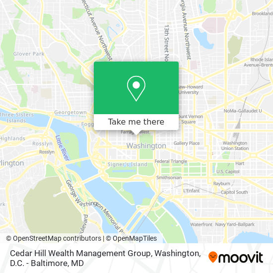 Mapa de Cedar Hill Wealth Management Group
