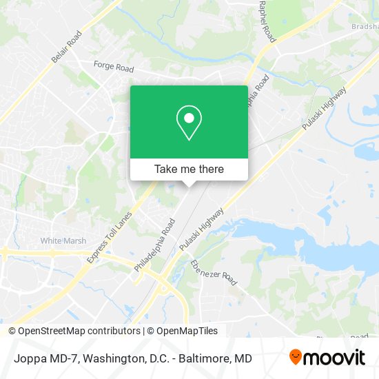 Joppa MD-7, Perry Hall, MD 21128 map