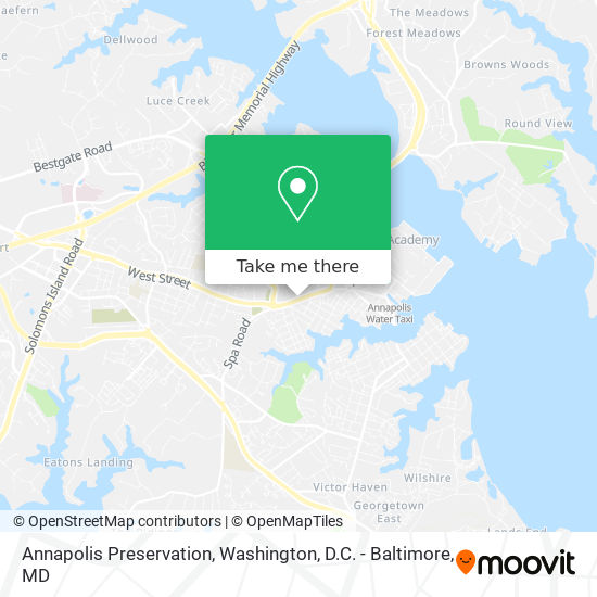 Mapa de Annapolis Preservation