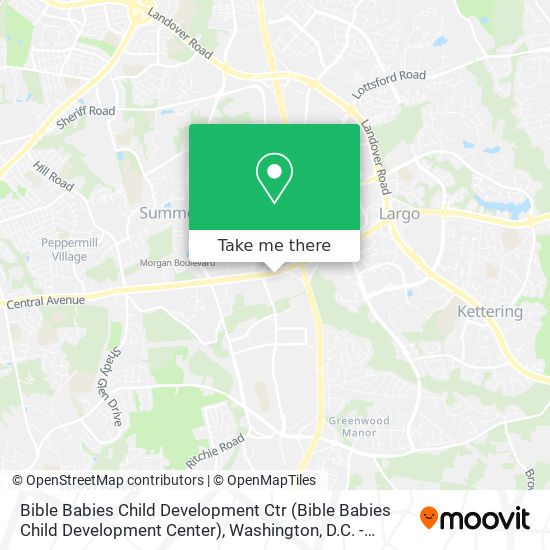 Mapa de Bible Babies Child Development Ctr