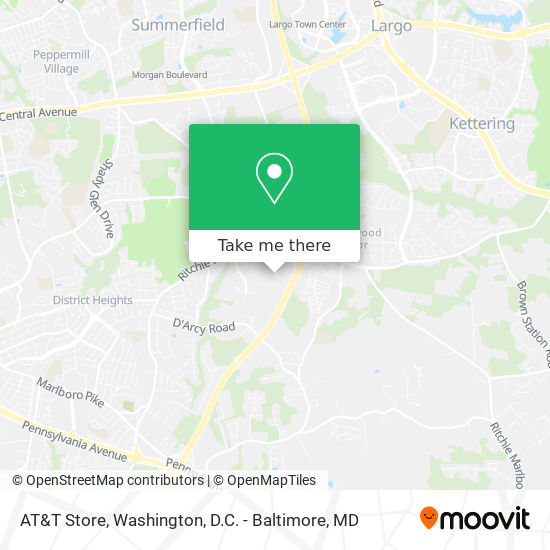 AT&T Store map