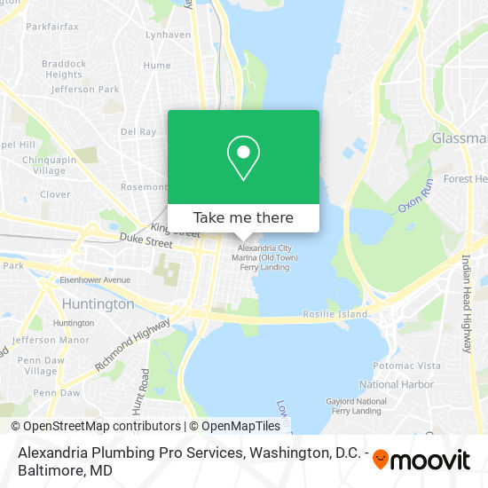 Mapa de Alexandria Plumbing Pro Services