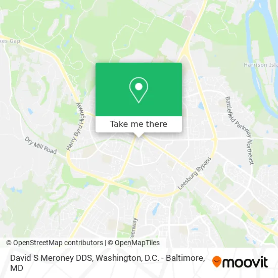 David S Meroney DDS map