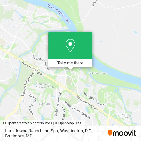 Lansdowne Resort and Spa map