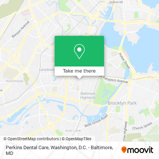 Perkins Dental Care map
