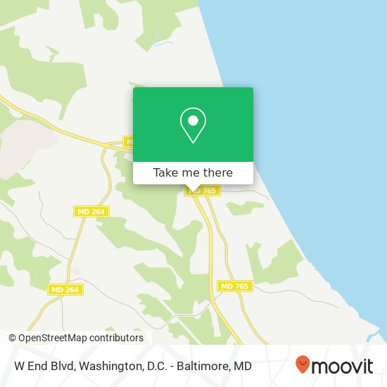 W End Blvd, Port Republic, MD 20676 map