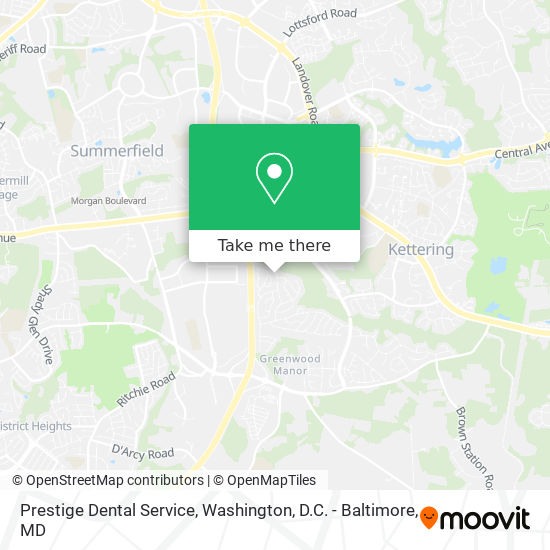 Prestige Dental Service map