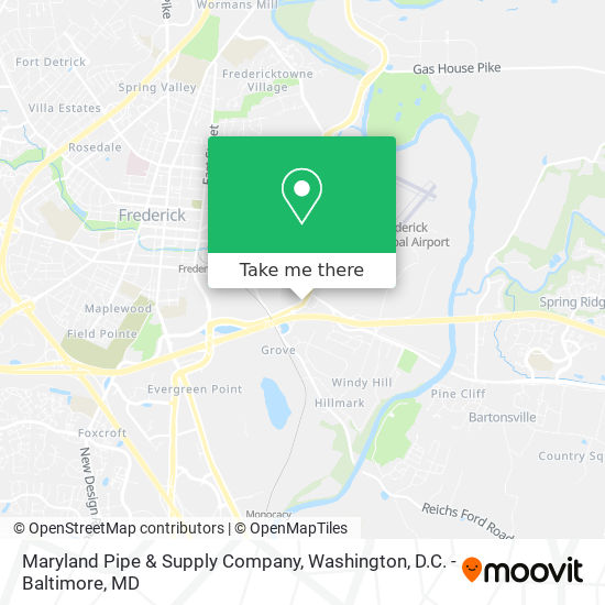 Mapa de Maryland Pipe & Supply Company