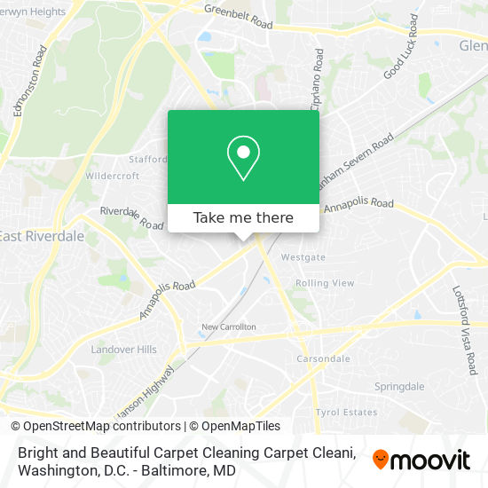 Mapa de Bright and Beautiful Carpet Cleaning Carpet Cleani