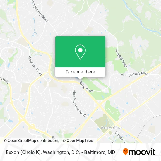 Exxon (Circle K) map