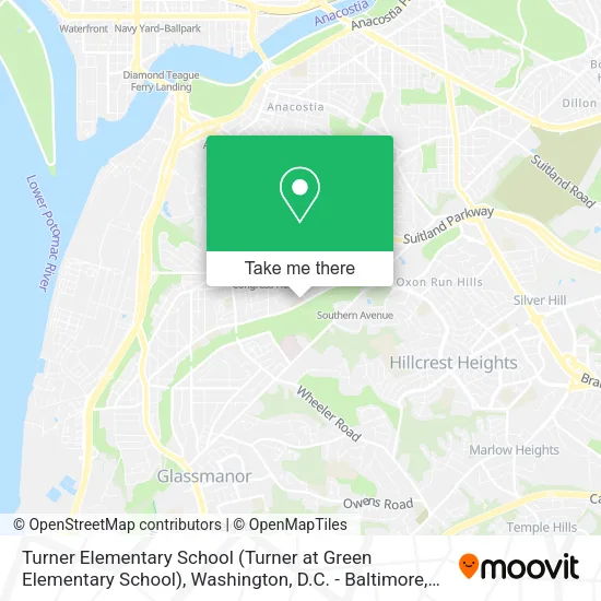 Turner Elementary School (Turner at Green Elementary School) map