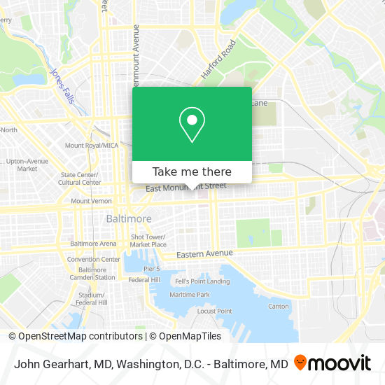 Mapa de John Gearhart, MD