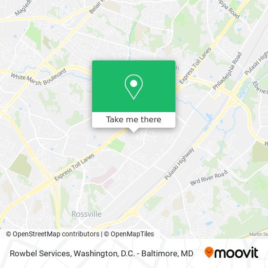 Rowbel Services map