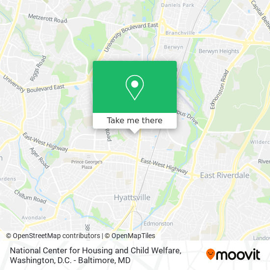 National Center for Housing and Child Welfare map