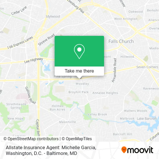 Allstate Insurance Agent: Michelle Garcia map