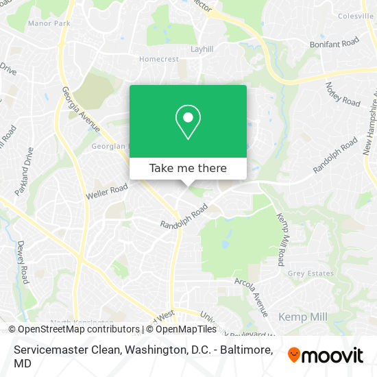 Servicemaster Clean map