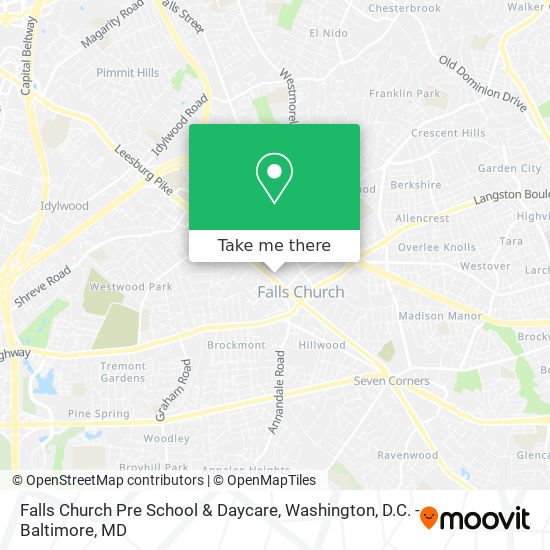 Falls Church Pre School & Daycare map