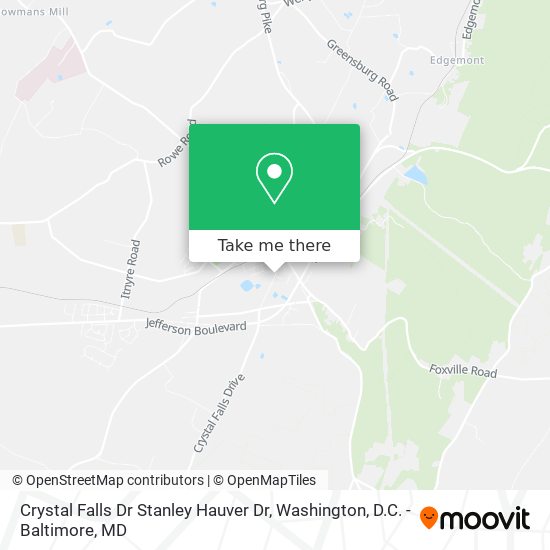 Mapa de Crystal Falls Dr Stanley Hauver Dr