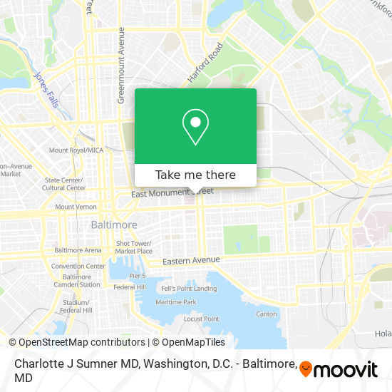 Charlotte J Sumner MD map