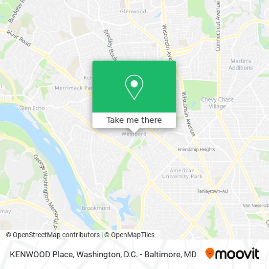 Mapa de KENWOOD Place