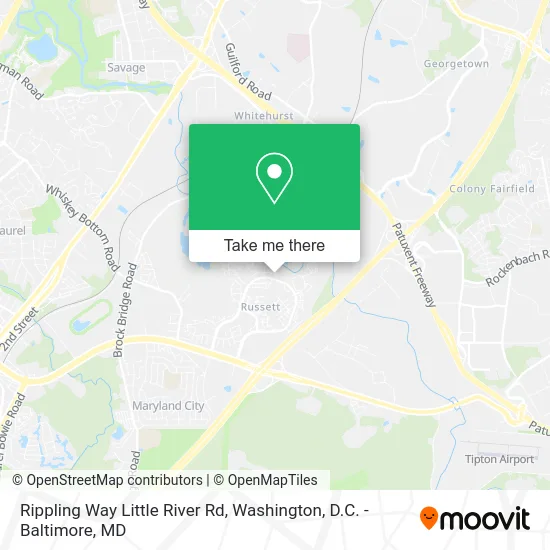 Rippling Way Little River Rd map