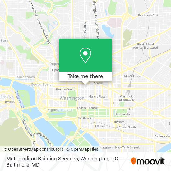 Metropolitan Building Services map