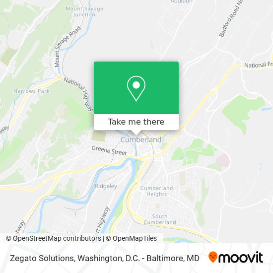 Zegato Solutions map